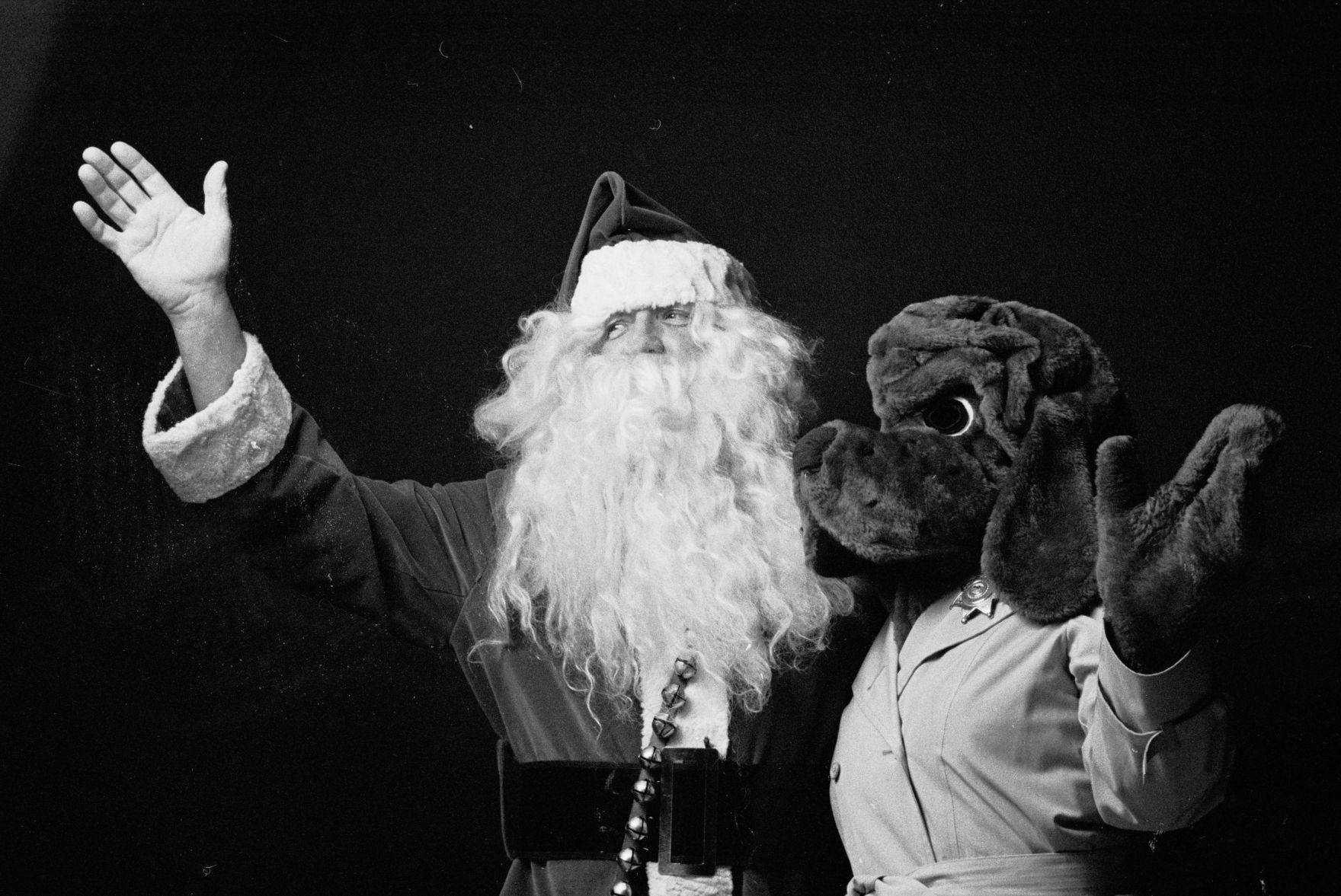 Santa and McGruff, 1984